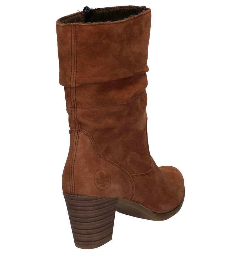 Rieker Bottes courtes en Marron en daim (282709)