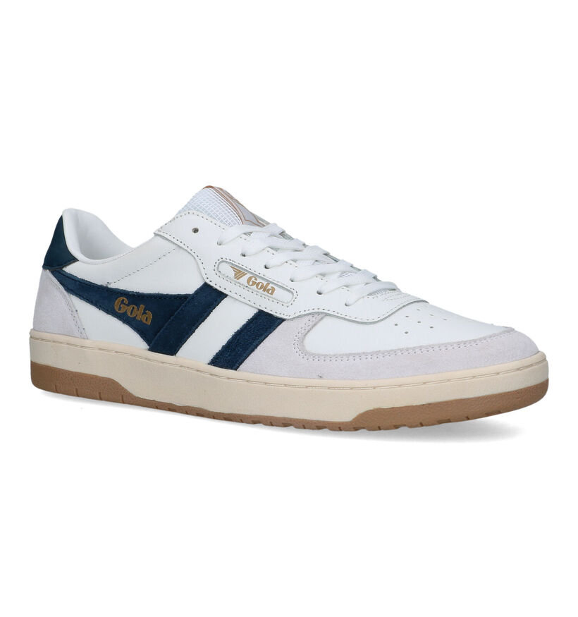 Gola Hawk Witte Sneakers voor heren (336345) - geschikt voor steunzolen