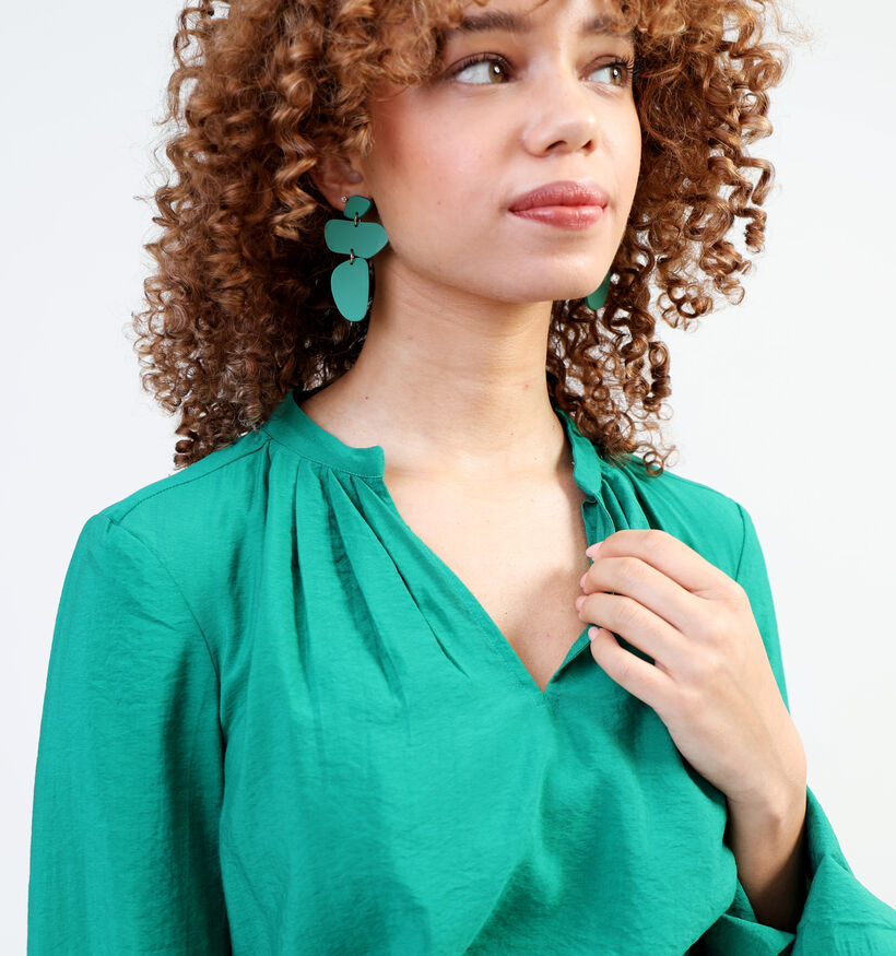 Vila Milla V-Neck Groene Blouse voor dames (335029)