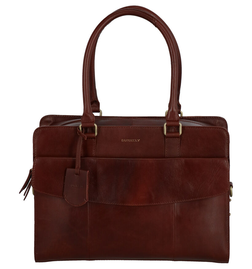 Burkely Edgy Eden Bruine Laptoptas in leer (260935)