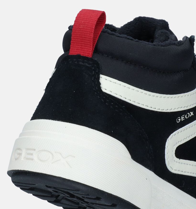 Geox Weemble Zwarte Hoge Sneakers voor jongens (328542) - geschikt voor steunzolen