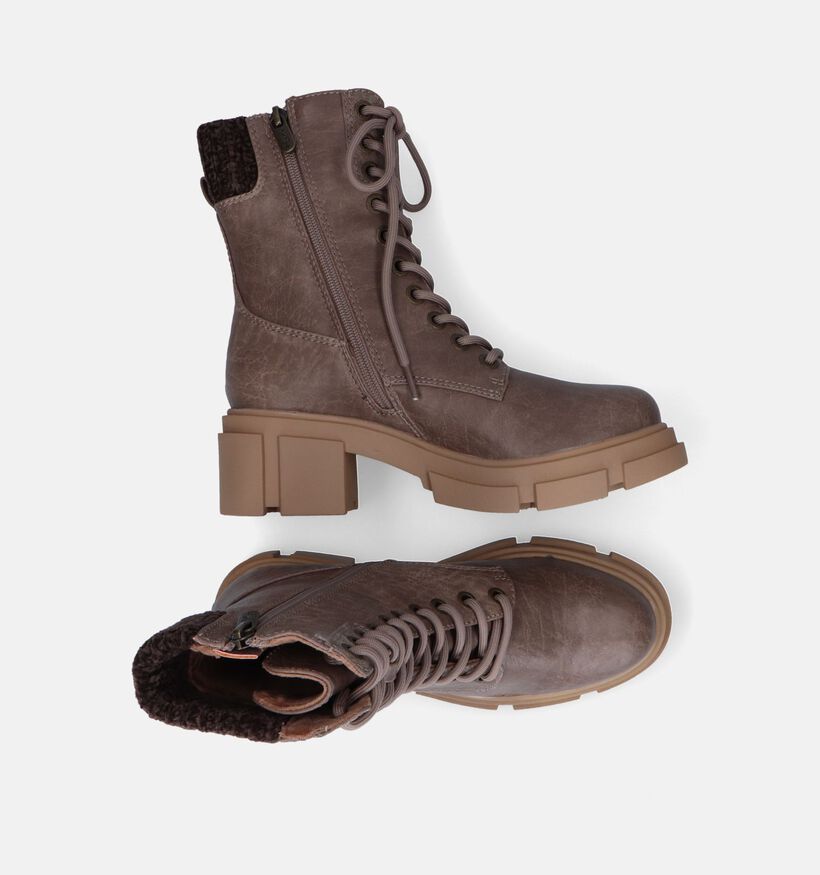 Blowfish Malibu Curfew Bottines en Taupe pour femmes (314146)