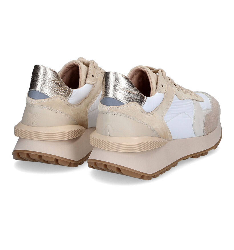 KMB Baskets casual en Beige clair pour femmes (309606) - pour semelles orthopédiques