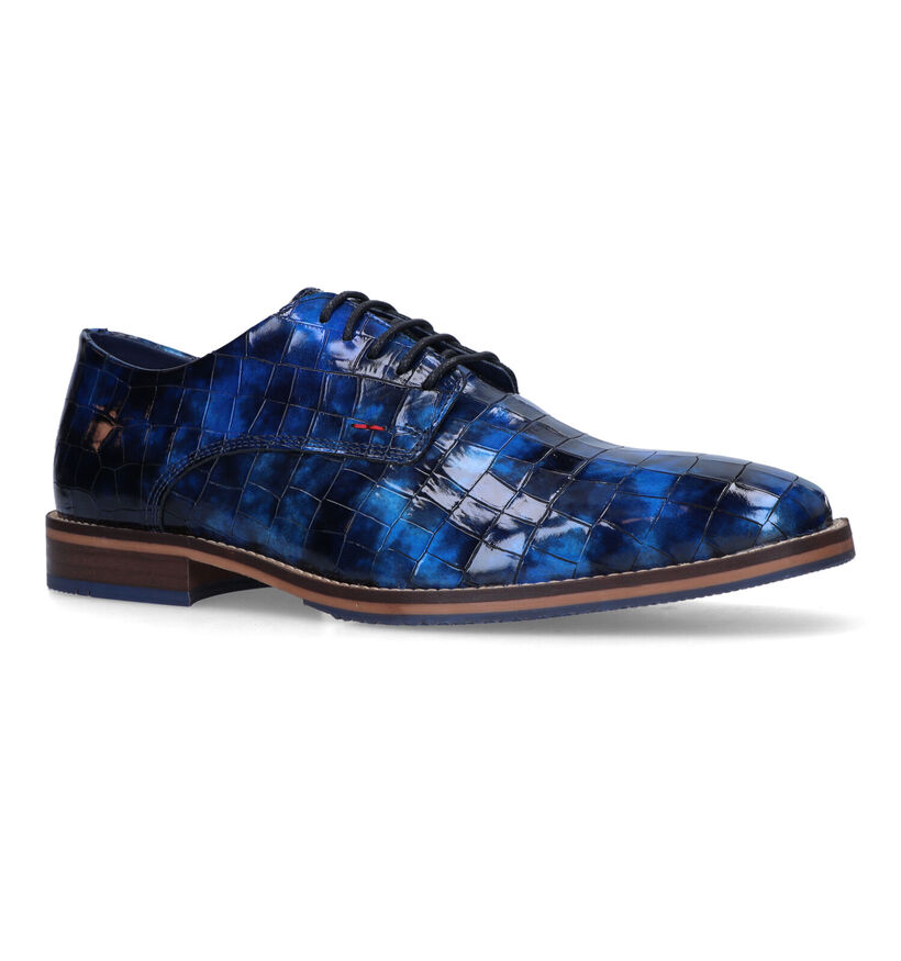 Bullboxer Chaussures classiques en Bleu pour hommes (331810) - pour semelles orthopédiques