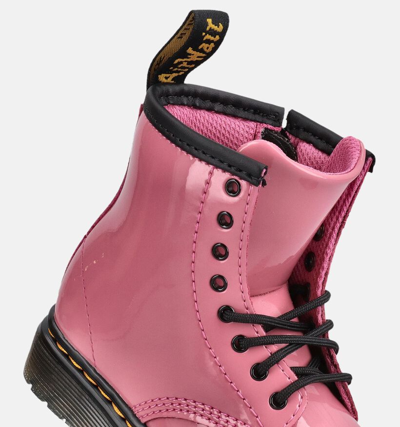 Dr. Martens 1460 Boots &agrave; lacets en Rose pour filles (375979)