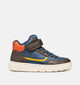 Geox Theleven Blauwe/Bruine Sneakers voor jongens (360368) - geschikt voor steunzolen