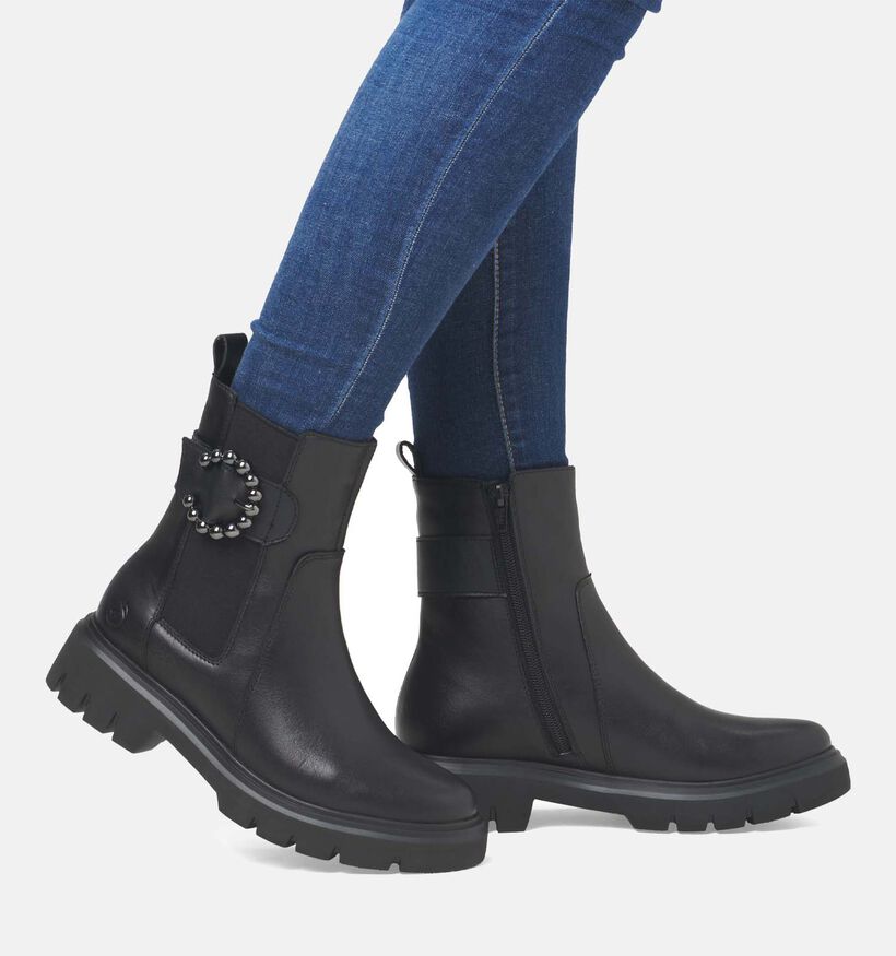 Remonte Bottines motardes en Noir pour femmes (347253)