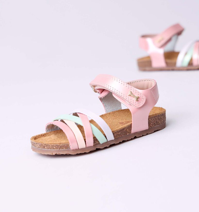 STONES and BONES Lemat Sandales en Rose pour filles (336540)