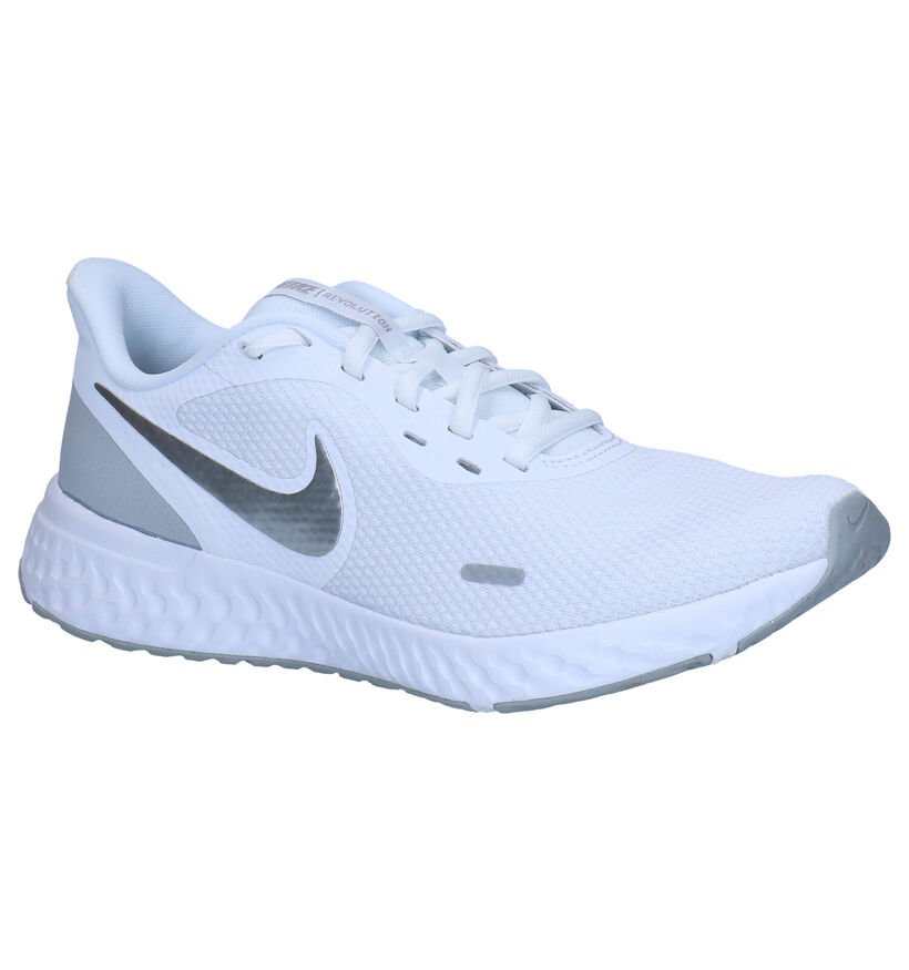 Nike Revolution 5 Zwarte Sneakers in kunstleer (290920)