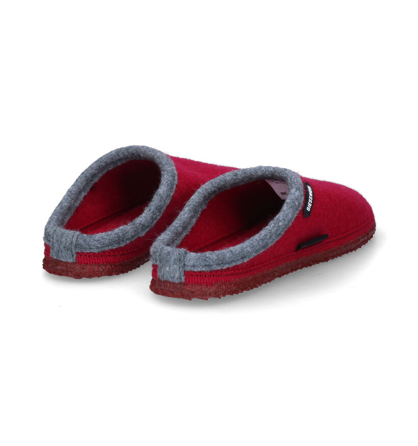 Giesswein Dannheim Pantoufles en Gris en laine (333556)