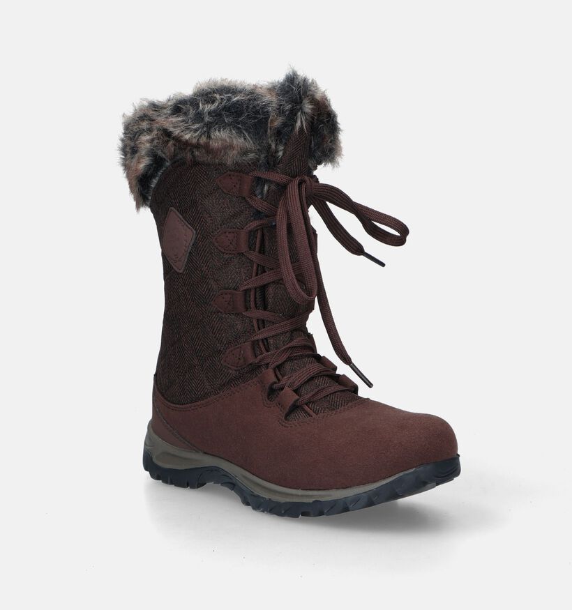 Regatta Lady Newley Thermo Bruine Snowboots voor dames (343995) - geschikt voor steunzolen