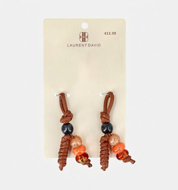 Laurent David Schoenaccessoires Geel/Bruin/Bordeaux