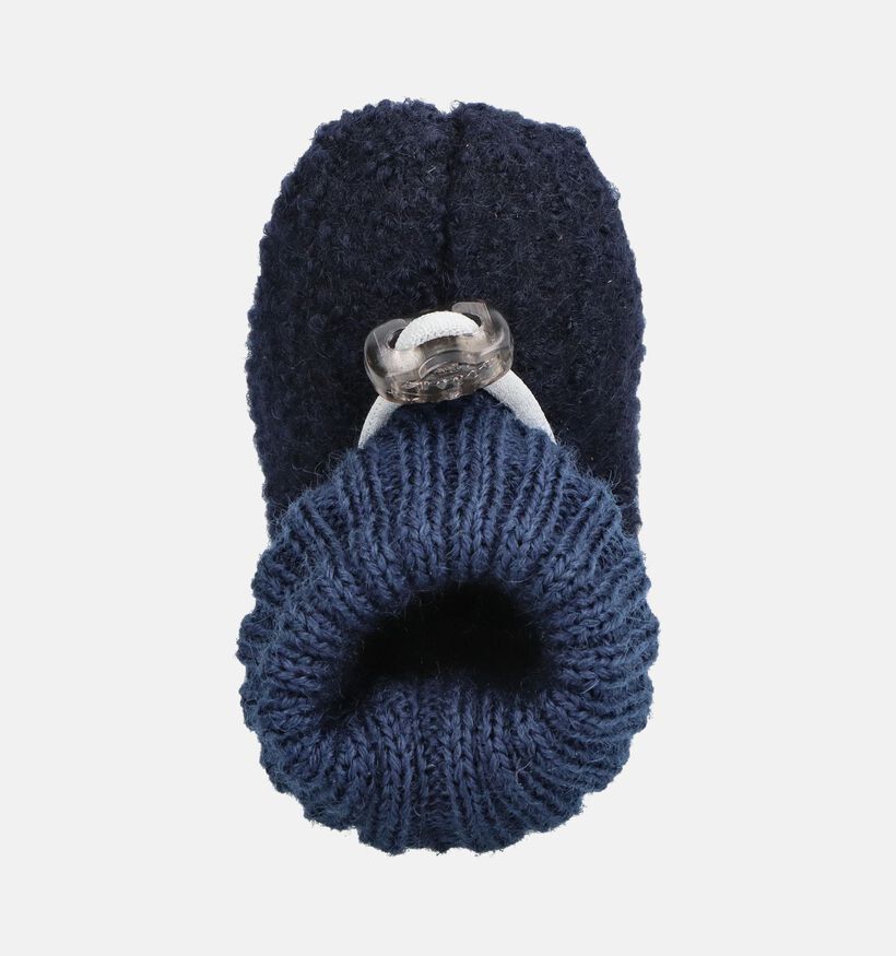 Bergstein Cozy Baby Donkerblauwe Babypantoffels voor jongens (381301)