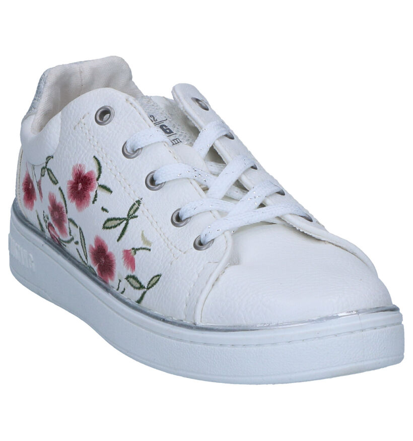 Mustang Witte Sneakers in kunstleer (266484)