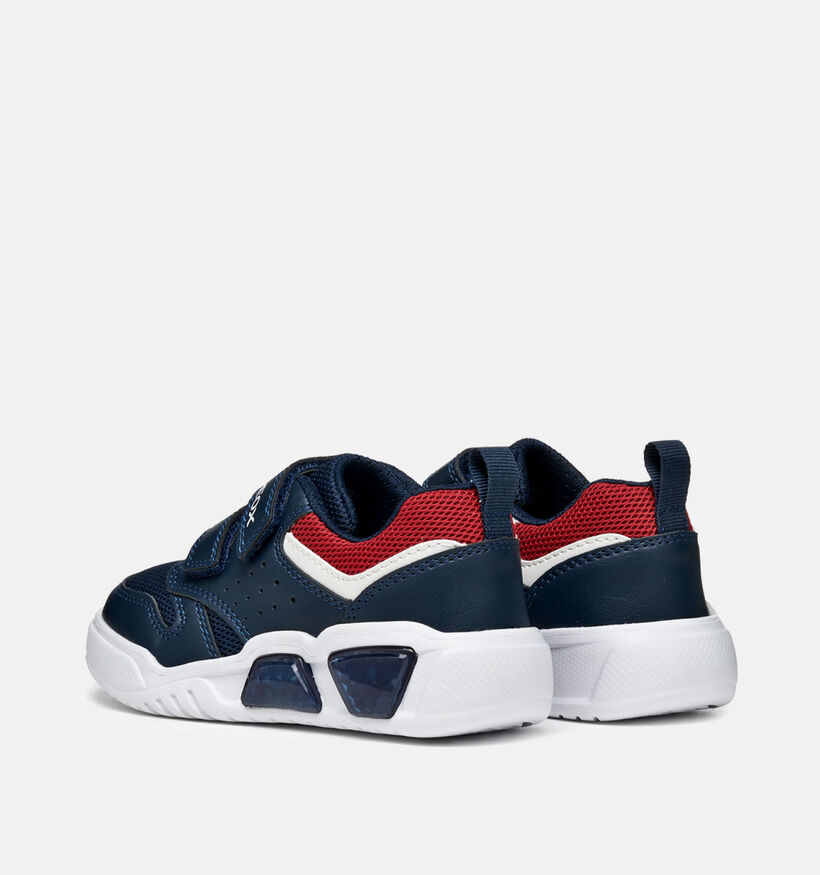 Geox Illuminus Blauwe Velcroschoenen voor jongens (356387) - geschikt voor steunzolen