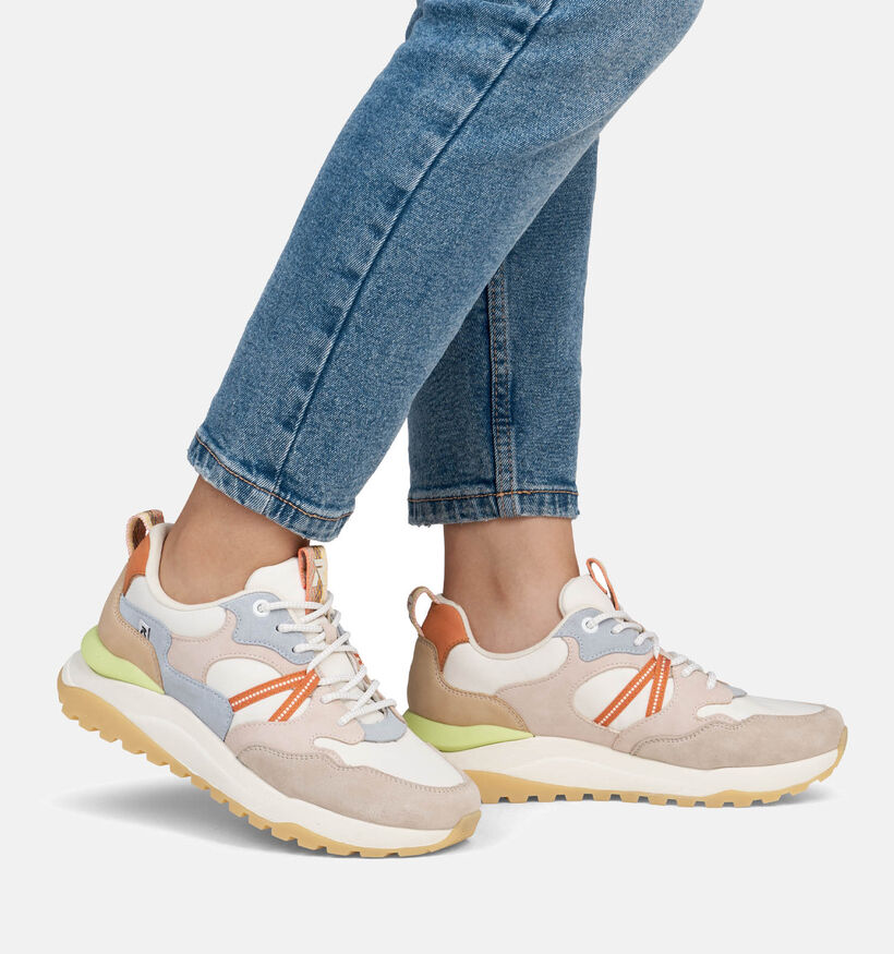 Rieker Baskets casual en Beige pour femmes (351238) - pour semelles orthopédiques