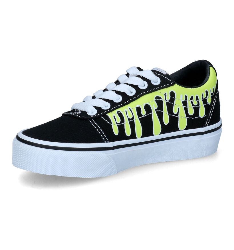 Vans Ward YT Zwarte Sneakers voor jongens (317526)