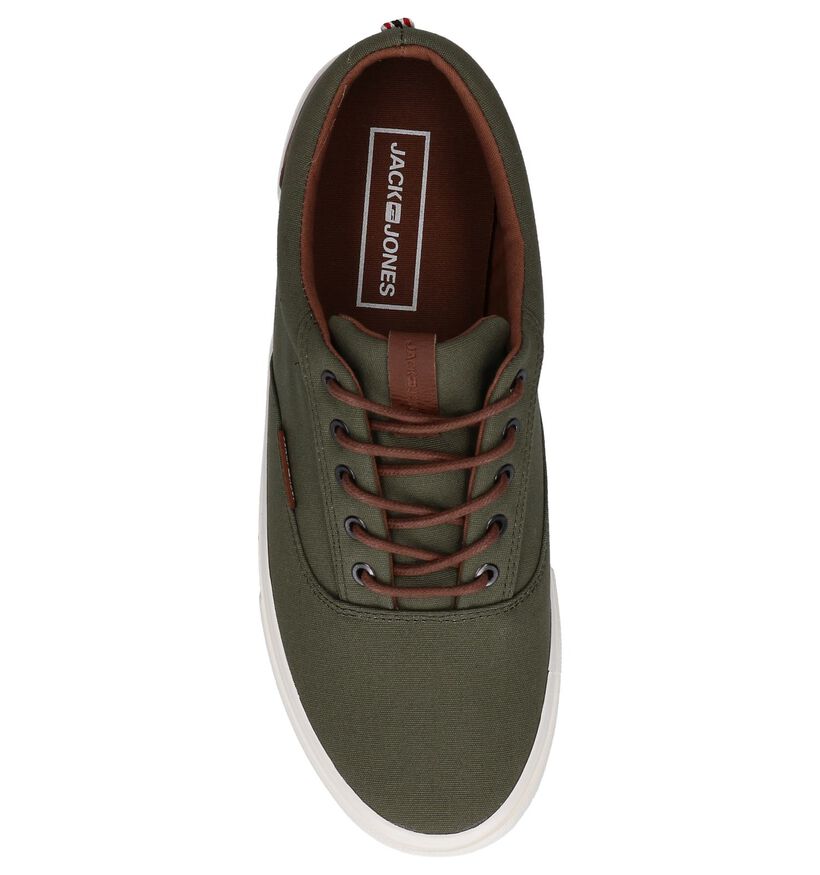 Jack & Jones Vision Mixed Blauwe Veterschoenen in stof (286410)