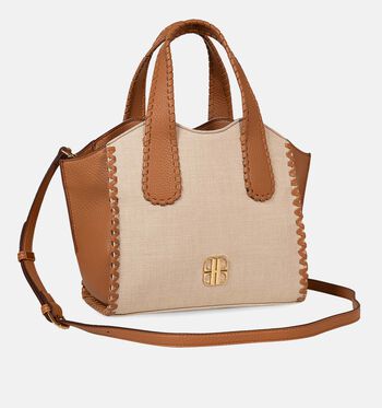 Laurent David Handtassen Wit/Goud/Cognac/Blauw
