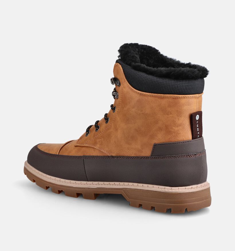 Luhta Reilu MR Boots &agrave; lacets en Cognac pour hommes (378598) - pour semelles orthop&eacute;diques