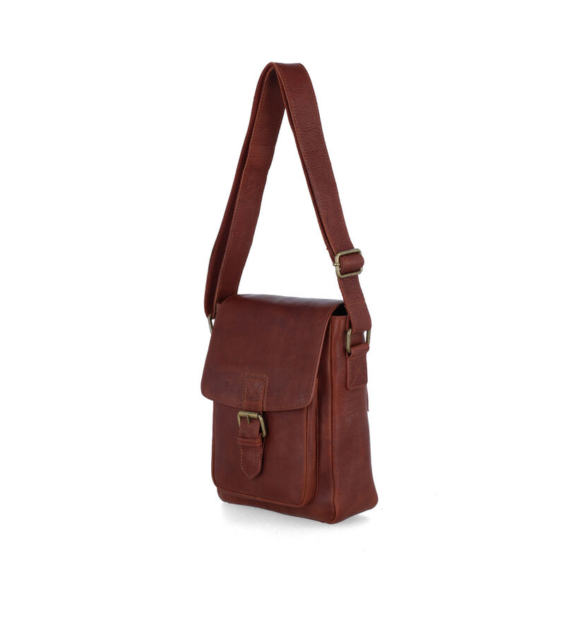 Burkely Ranger Zwarte Crossbody Tas in leer (318550)