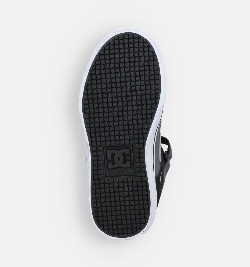 DC Pure Baskets montantes en Gris pour filles, garçons (360791) - pour semelles orthopédiques