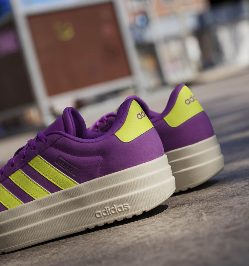 adidas VL Court Bold Baskets en Mauve pour femmes (350167)