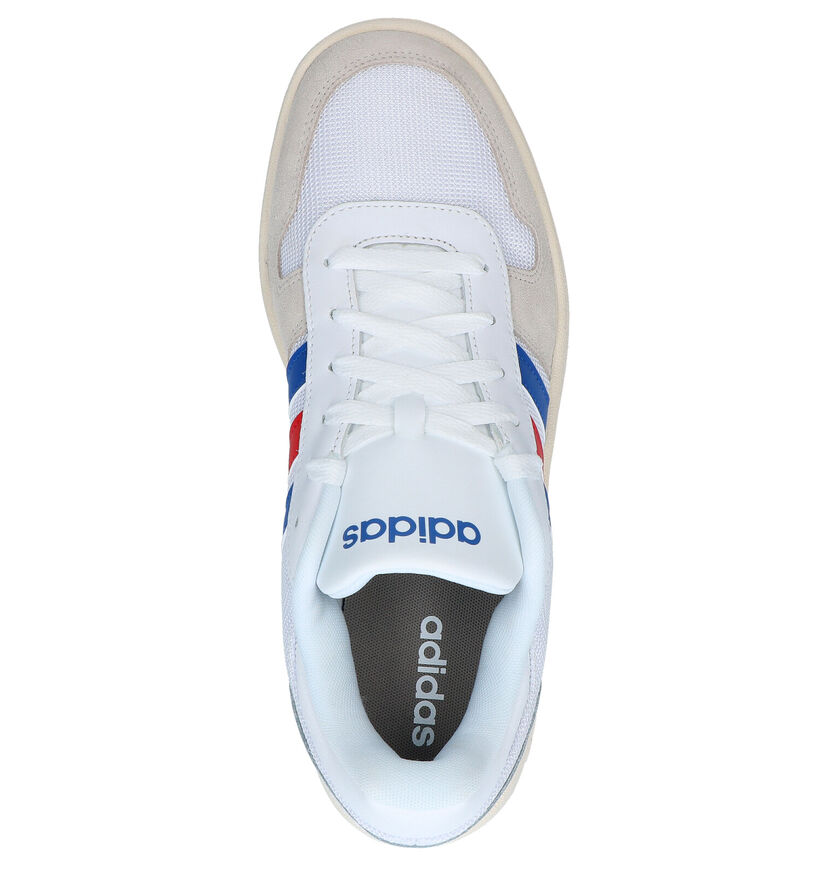 adidas Hoops 2.0 Baskets en Blanc en simili cuir (276427)