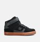DC Shoes Pure High Top Baskets montantes en Noir pour garçons (360798) - pour semelles orthopédiques