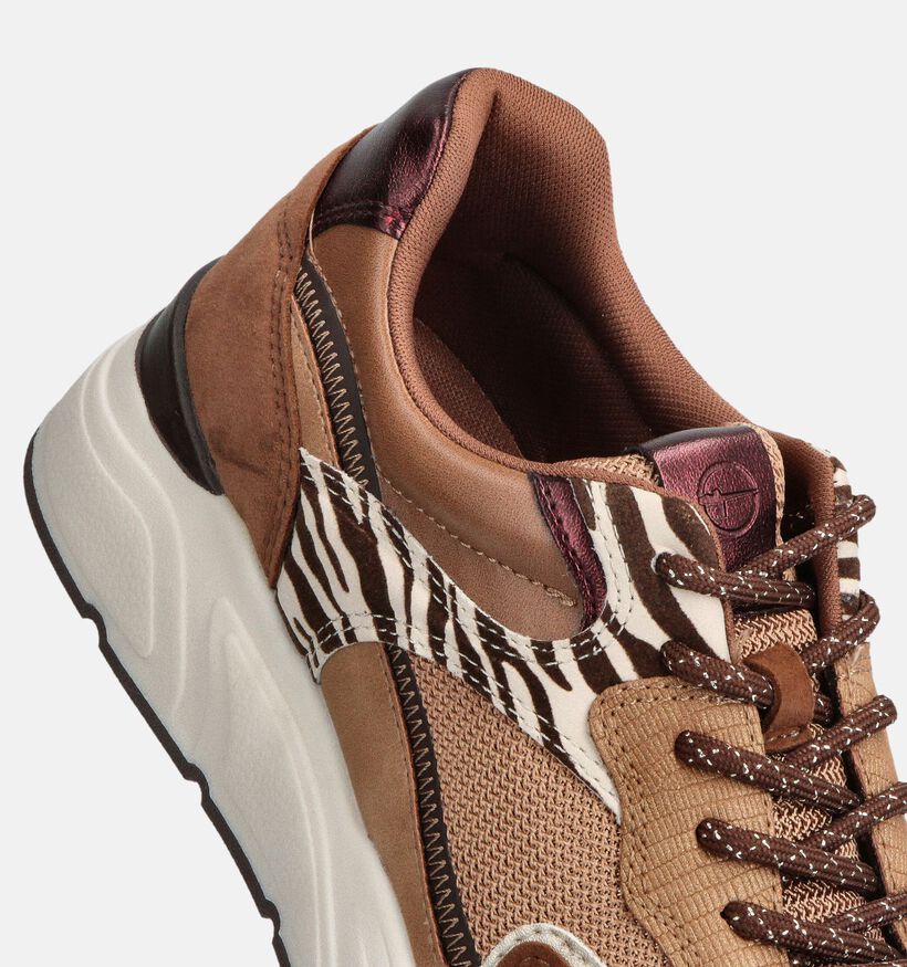 Tamaris Bruine Sneakers voor dames (360610) - geschikt voor steunzolen