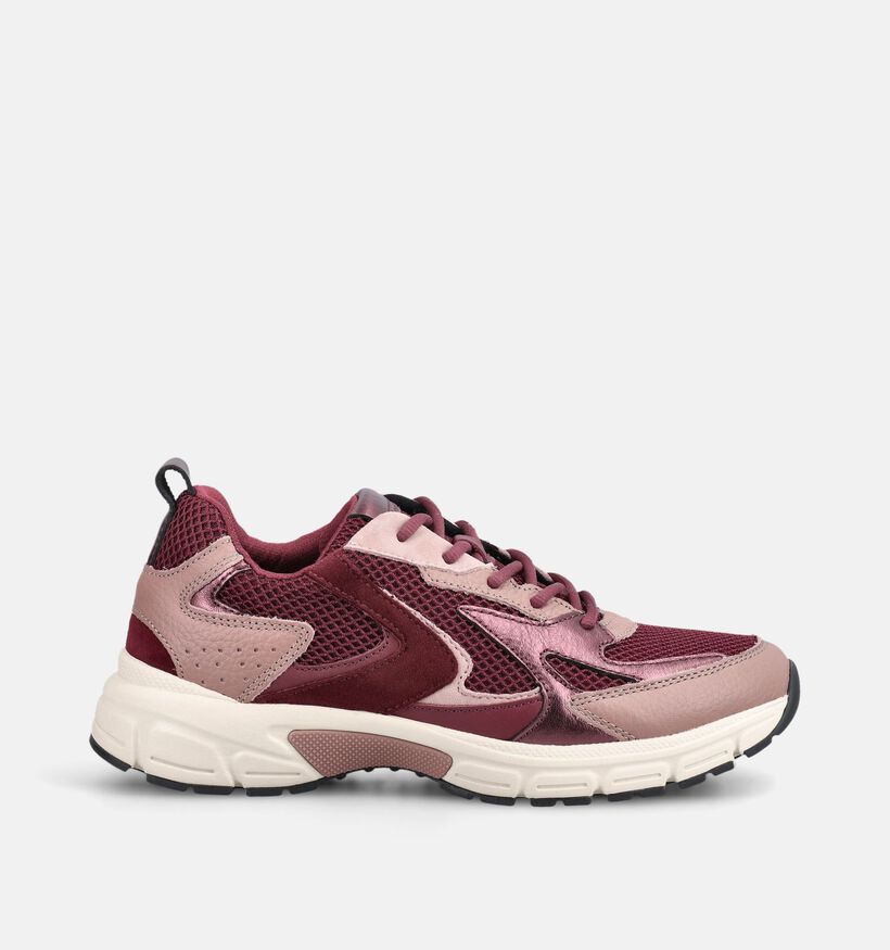 Gabor Comfort Bordeaux Sneakers voor dames (376972) - geschikt voor steunzolen