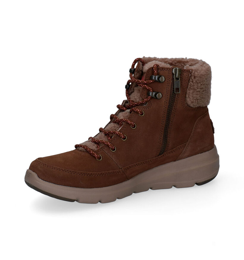 Skechers On-The-Go Glacial Ultra Bruine Bottines voor dames (328059)