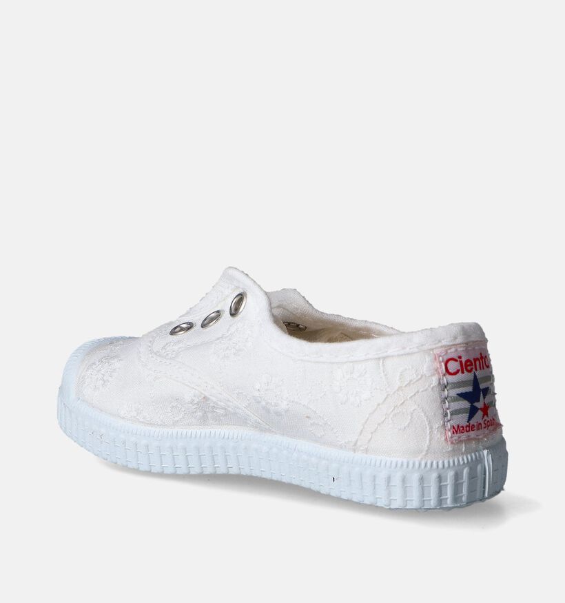 Cienta Witte Slip-ons voor meisjes, jongens (355426) - geschikt voor steunzolen