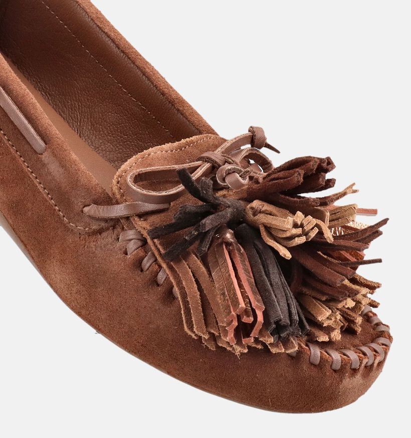 Les Tropeziennes Scarlett Chaussures bateau en Cognac pour femmes (386711)