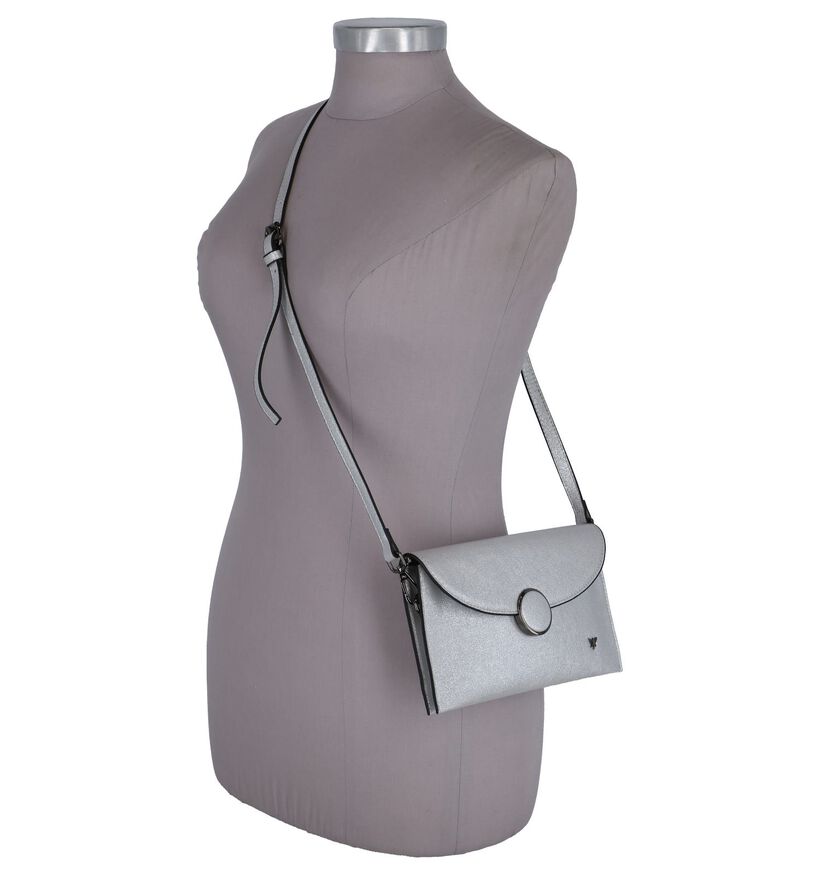 Zilveren Clutch Pepe Moll in imitatieleer (250471)