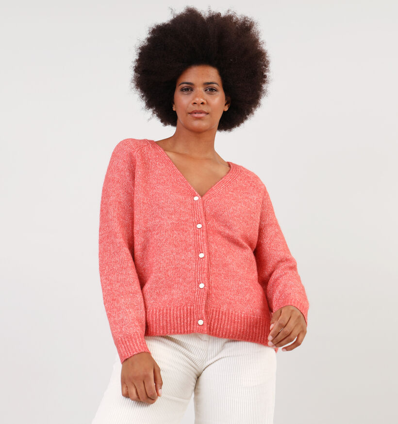 Vero Moda Pia 2 Way cardigan en Orange pour femmes (344062)