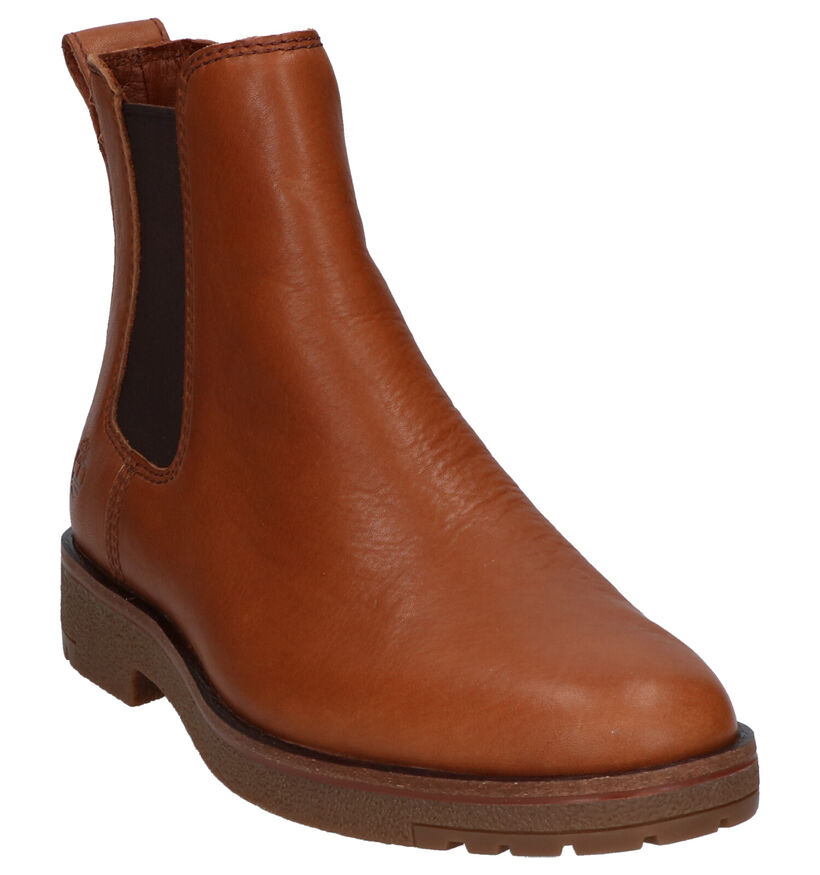 Timberland Folk Gentleman Cognac Boots in leer (255367)