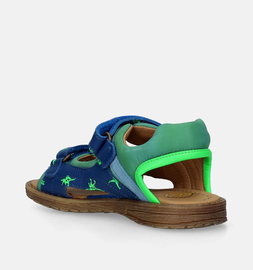 STONES and BONES Diner Blauwe Sandalen met dino's voor jongens (336584)