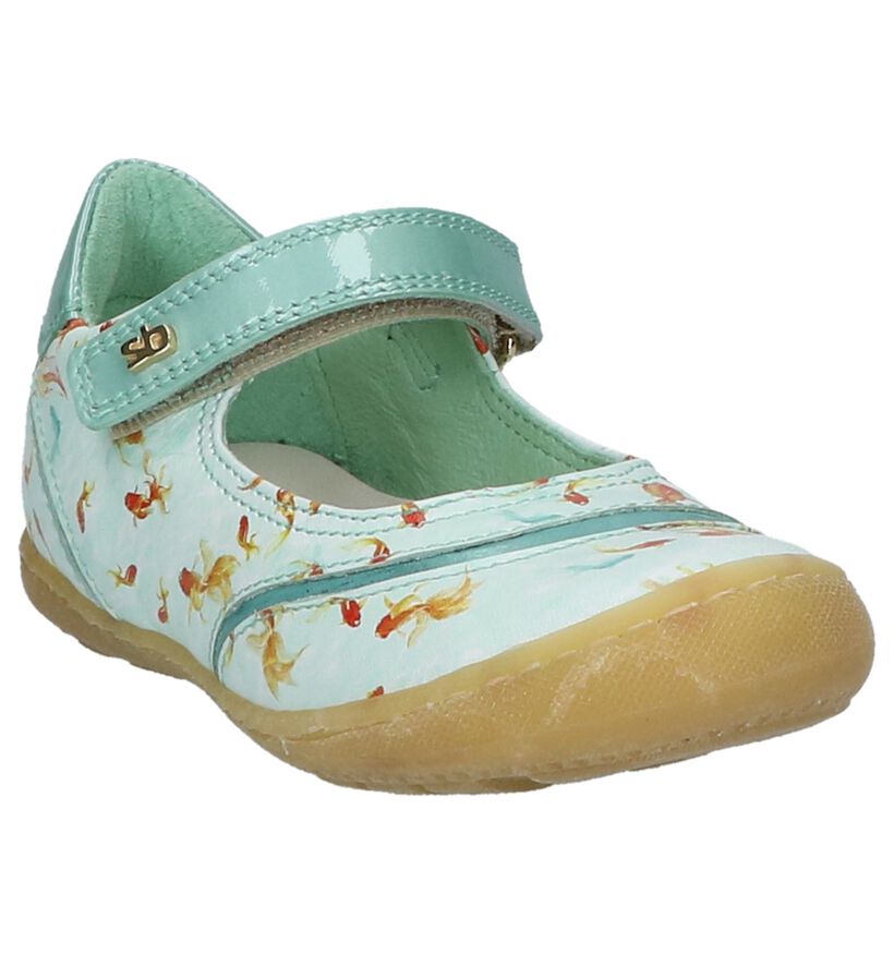 STONES and BONES Ballerines en Turquoise en cuir (211545)