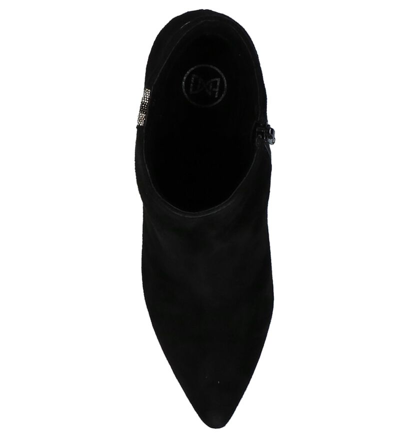 DNA Bottines à talons en Noir en daim (232125)