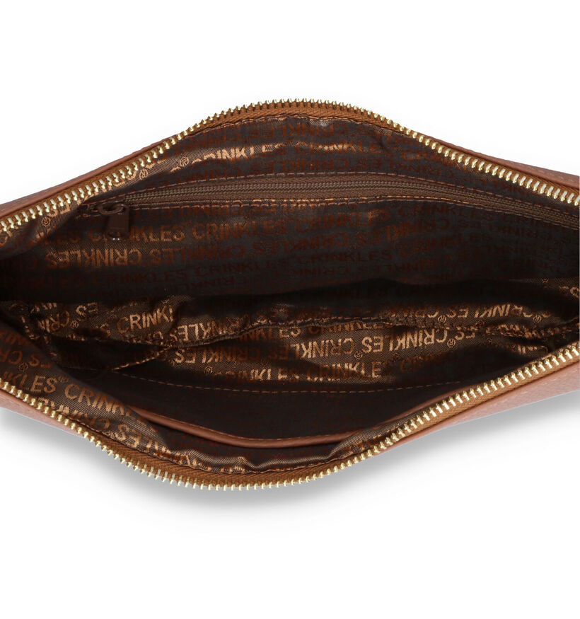 Crinkles Sac porté croisé en Orange pour femmes (342314)