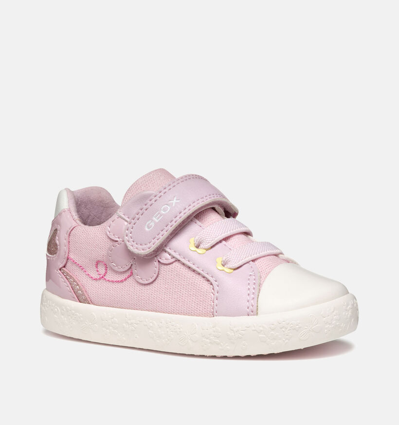 Geox Gisli Roze Babyschoenen voor meisjes (356405) - geschikt voor steunzolen