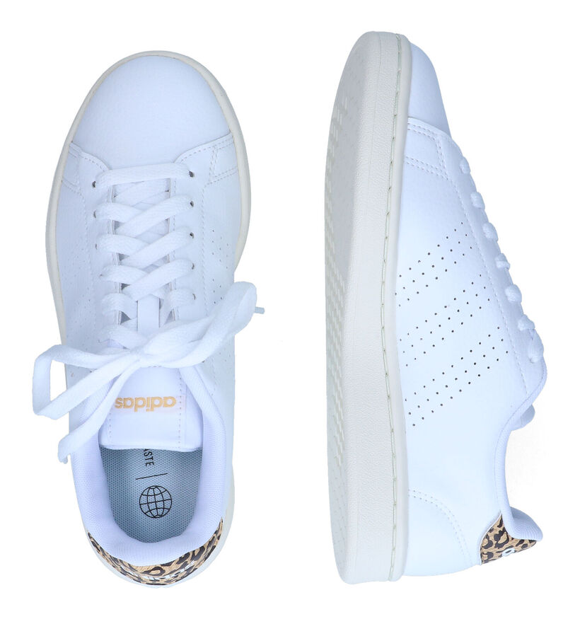 adidas Advantage Baskets en Blanc pour femmes (324526) - pour semelles orthopédiques