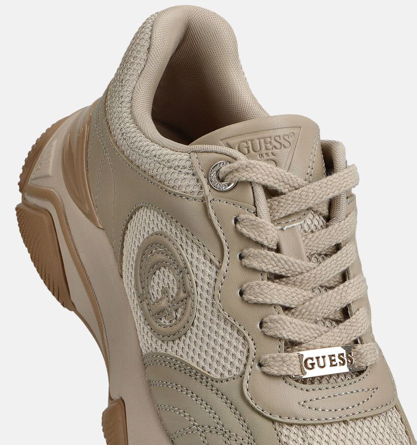 Guess Morriz Taupe Sneakers voor dames (362357) - geschikt voor steunzolen