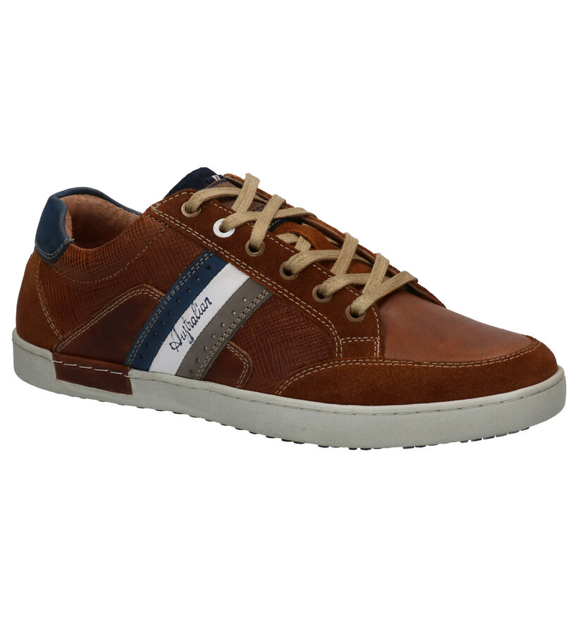 Australian Lombardo Chaussures à lacets en Cognac en cuir (272444)