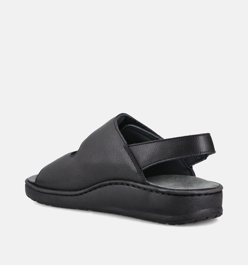 G-Comfort Sandales en Noir pour hommes (368946) - pour semelles orthop&eacute;diques