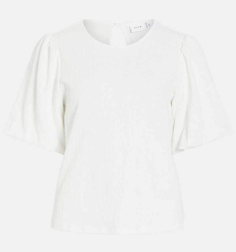 Vila Malora O-Neck Witte Blouse voor dames (369494)