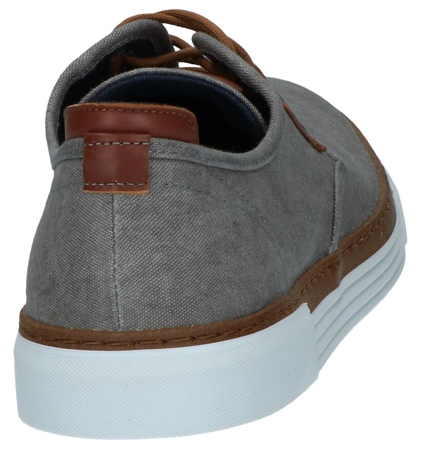 Camel Active Chaussures à lacets en Gris foncé en textile (271434)