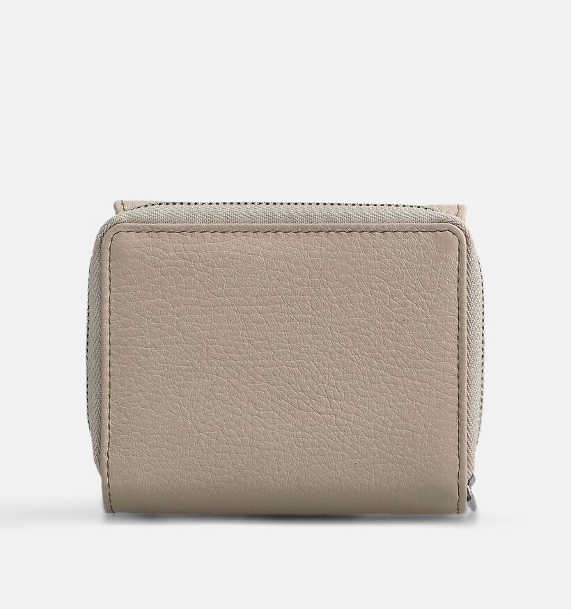 Crinkles Beige Ritsportemonnee voor dames (373832)