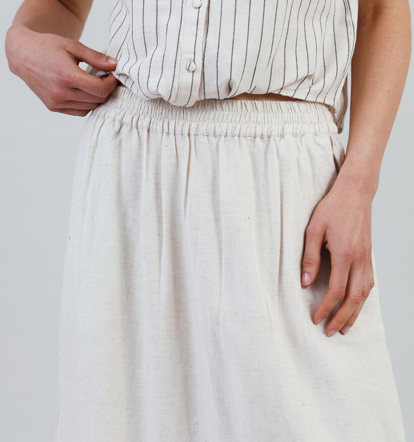 Vila Prisilla Beige Lange rok voor dames (342112)